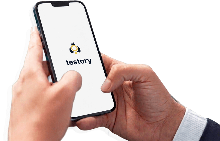Testory communication on mobile